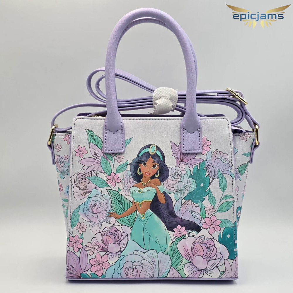 Loungefly Disney Princess Jasmine Floral Mini Satchel Bag New